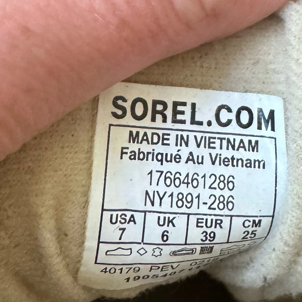 Sorel Cheyanne Waterproof Leather Boot Mens Size 7